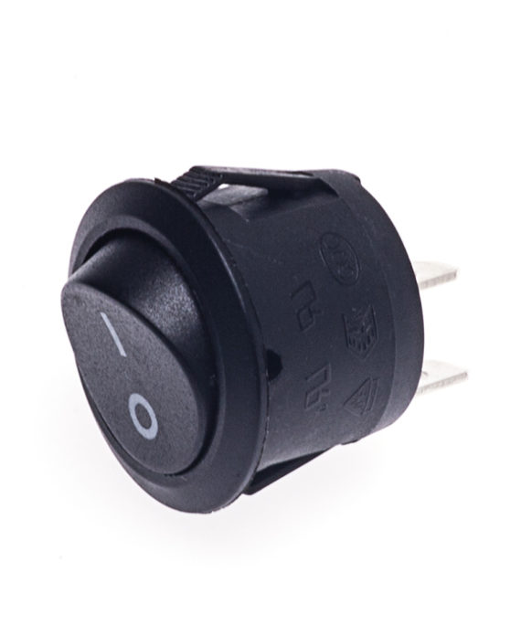 Round Black Switch