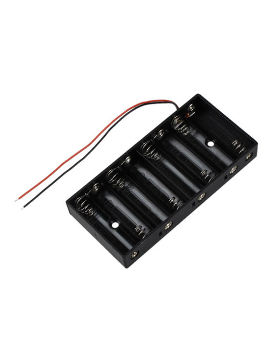 8 x AA Battery Holder Flat