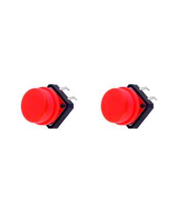 Push Button Round Switch (Red)