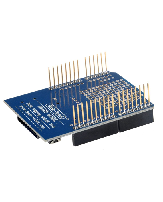 Data Logger For Arduino Shield [SD Card + RTC] - حافظ للوقت والتاريخ مع مدخل ذاكرة