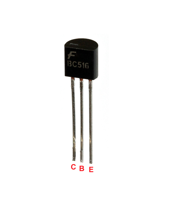 BC516 PNP Darlington Transistor [-30V] [-1A] - BC516 PNP ترانزيستور دارلنتون برمز