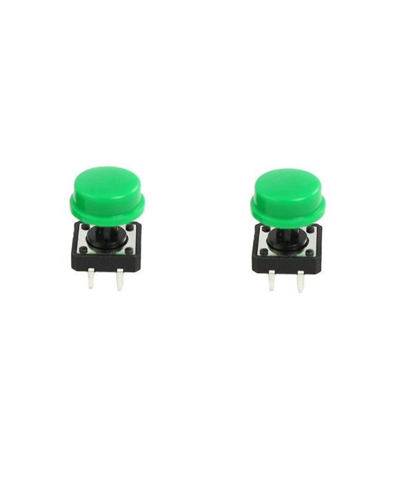 Push Button Round Switch (Green)