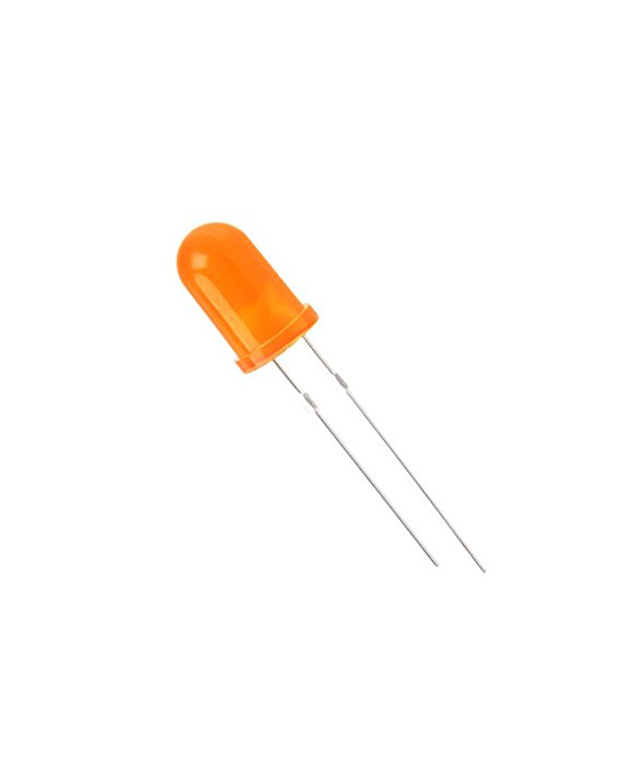 Orange LED 5mm (5 Pieces) - باعث ضوئي برتقالي اللون بحجم 5 ملم