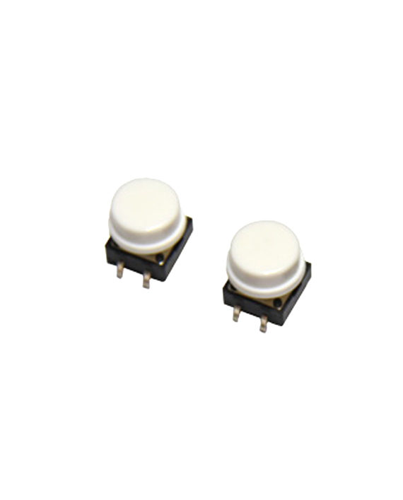 Push Button Round Switch (White)