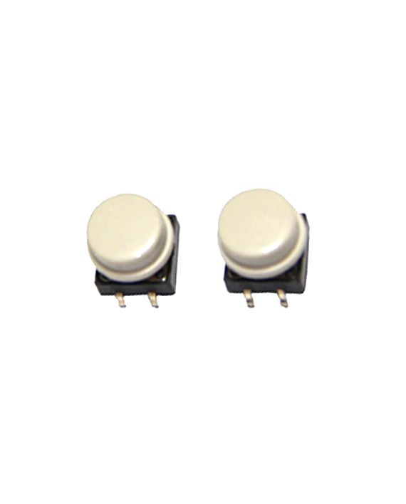 Push Button Round Switch (White)