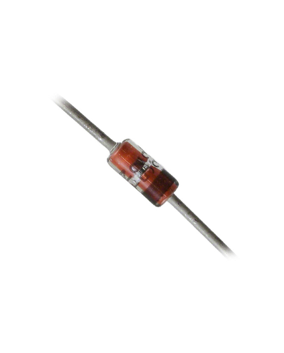 Zener Diode 1N751 [0.5W] [5.1V] - زنر دايود بجهد 5.1 فولت نصف واط