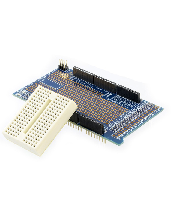Arduino MEGA Prototype Shield - نموذج درع موسع للأردوينو ميقا
