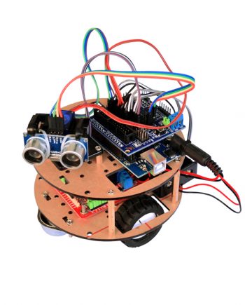 Intelligent Round Car with Micro Metal Gear-motor - مجموعة مجسم سيارة ذكية دائري بمحركات معدنية