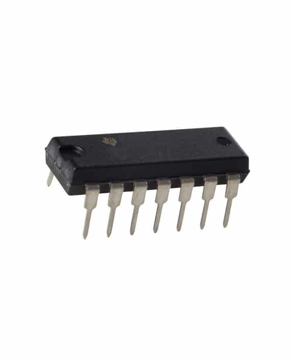 Dual 4-input NAND Gate IC (7413) - دائرة المنطق الناند بأربع بوابات