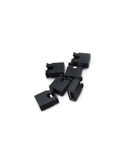 Short circuit mini jumper ( 2.54mm ) ( 5 Pieces ) -(غطاء قاطع  (خمس قطع