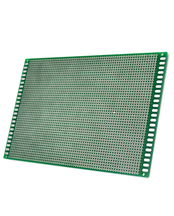 Green Single Layer Perfboard (18 cm) x (12 cm) - لوح تلحيم منقط أخضر اللون بمقاس 18*12 سم