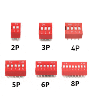 Red Electric DIP Switch