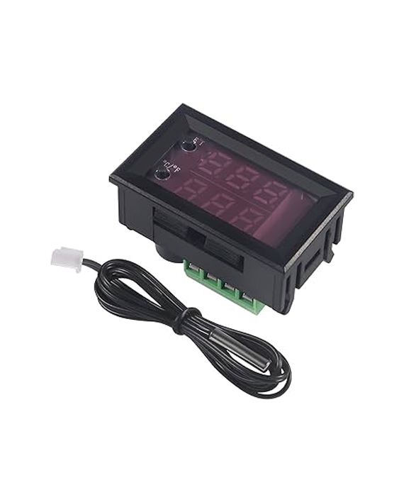 Digital LED Thermostat Temperature Controller Module -دائرة تحكم وعرض لدرجة الحرارة مع حساس