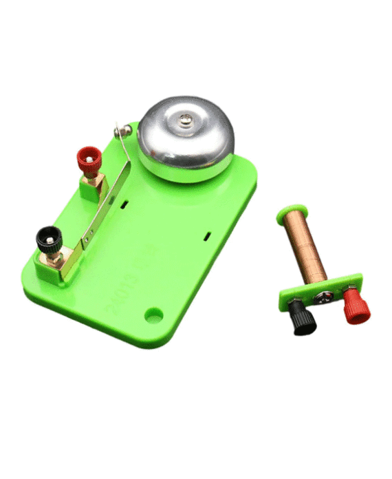 Green Electric Bell Experimental Model - نموذج جرس كهربائي 