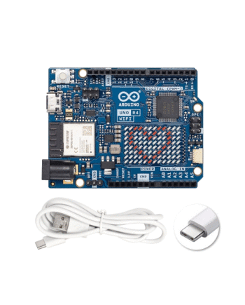 أردوينو أونو R4 واي فاي مع كابل - Arduino UNO R4 WiFi with USB-C