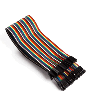 Female-Female Jumper Wire [40 Wire] [30 cm] [F-F] – أسلاك